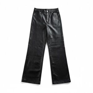 Blank NYC Franklin Ribcage High Rise Wide Leg Faux Leather